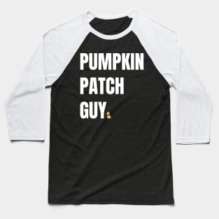 Pumpkin Patch Guy - Minimalist Design with Butternut Squash Baseball T-Shirt